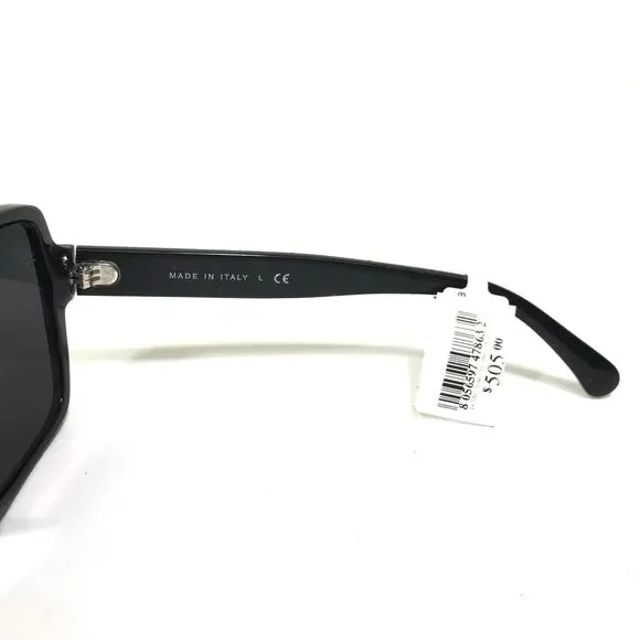 CHANEL Sunglasses 5408-A c.1026/S4 Black White Oversize Square with Black Lenses - Picture 8 of 12